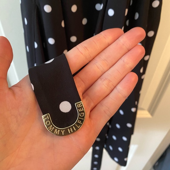 Tommy Hilfiger Belted Polka Dot Dress - Picture 3 of 3